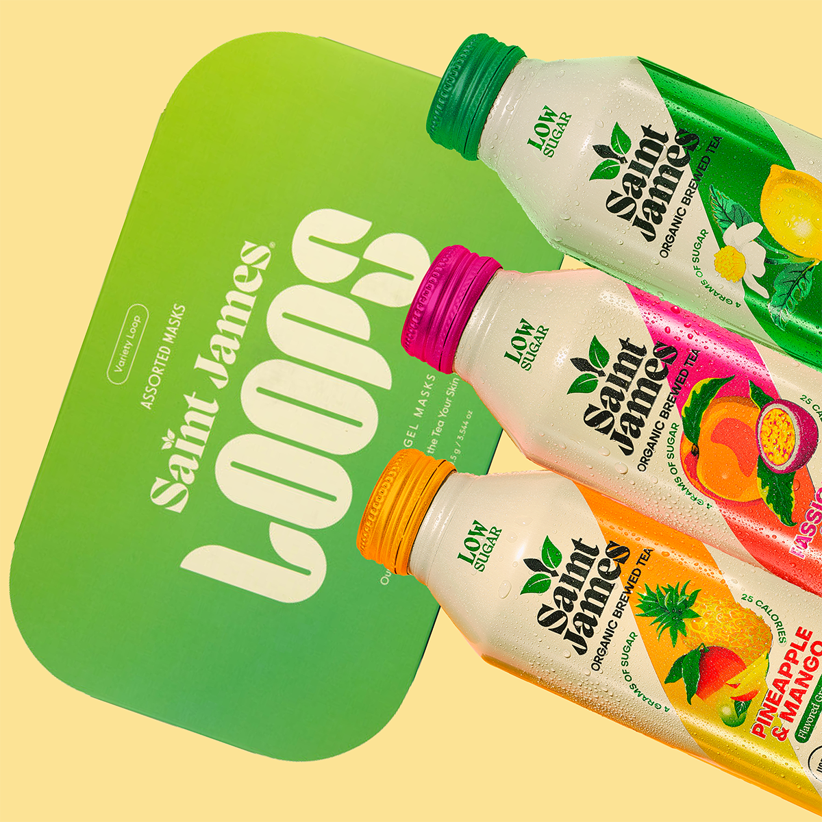 LOOPS x Saint James Face Mask + Green Tea Variety Bundle