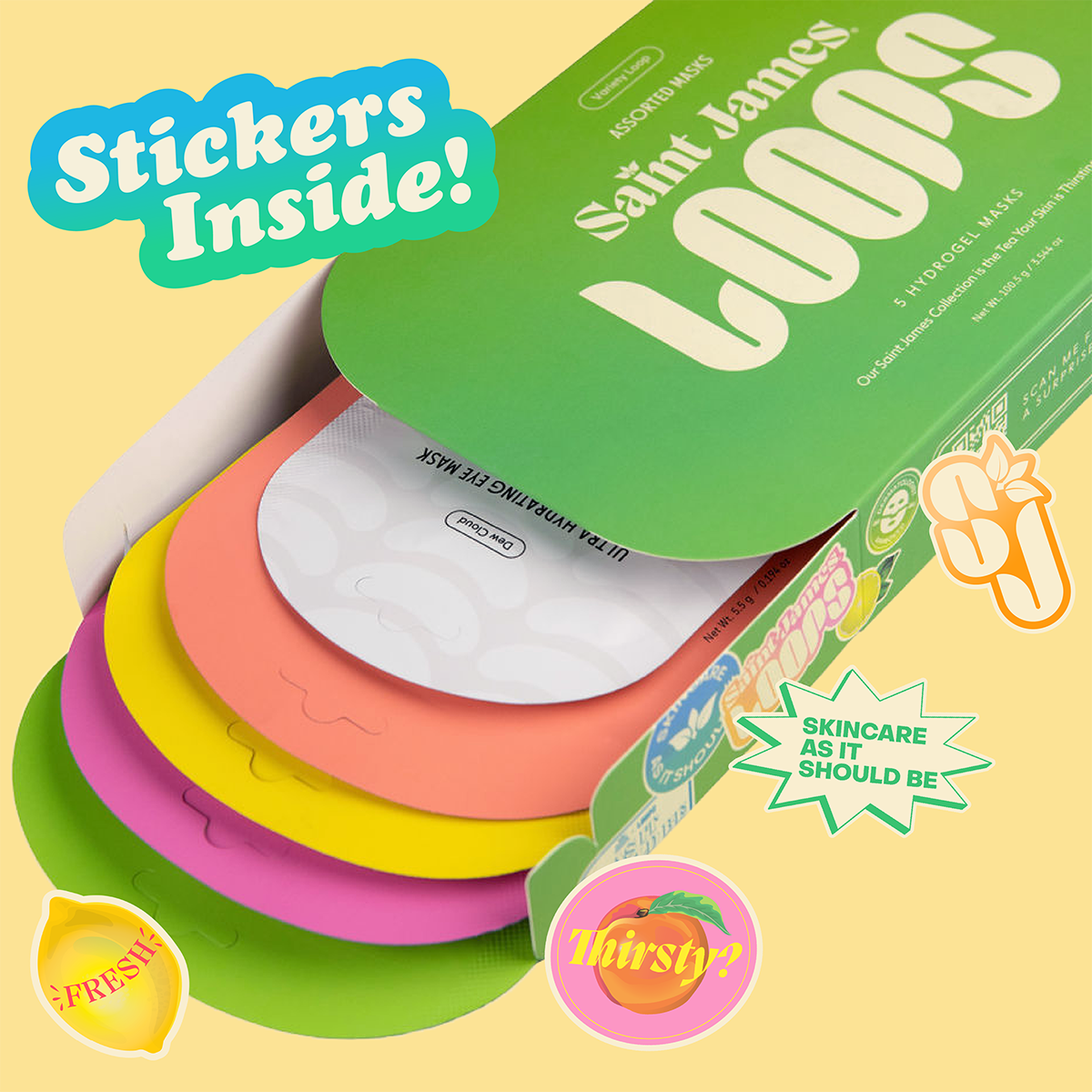 LOOPS x Saint James Face Mask + Green Tea Variety Bundle