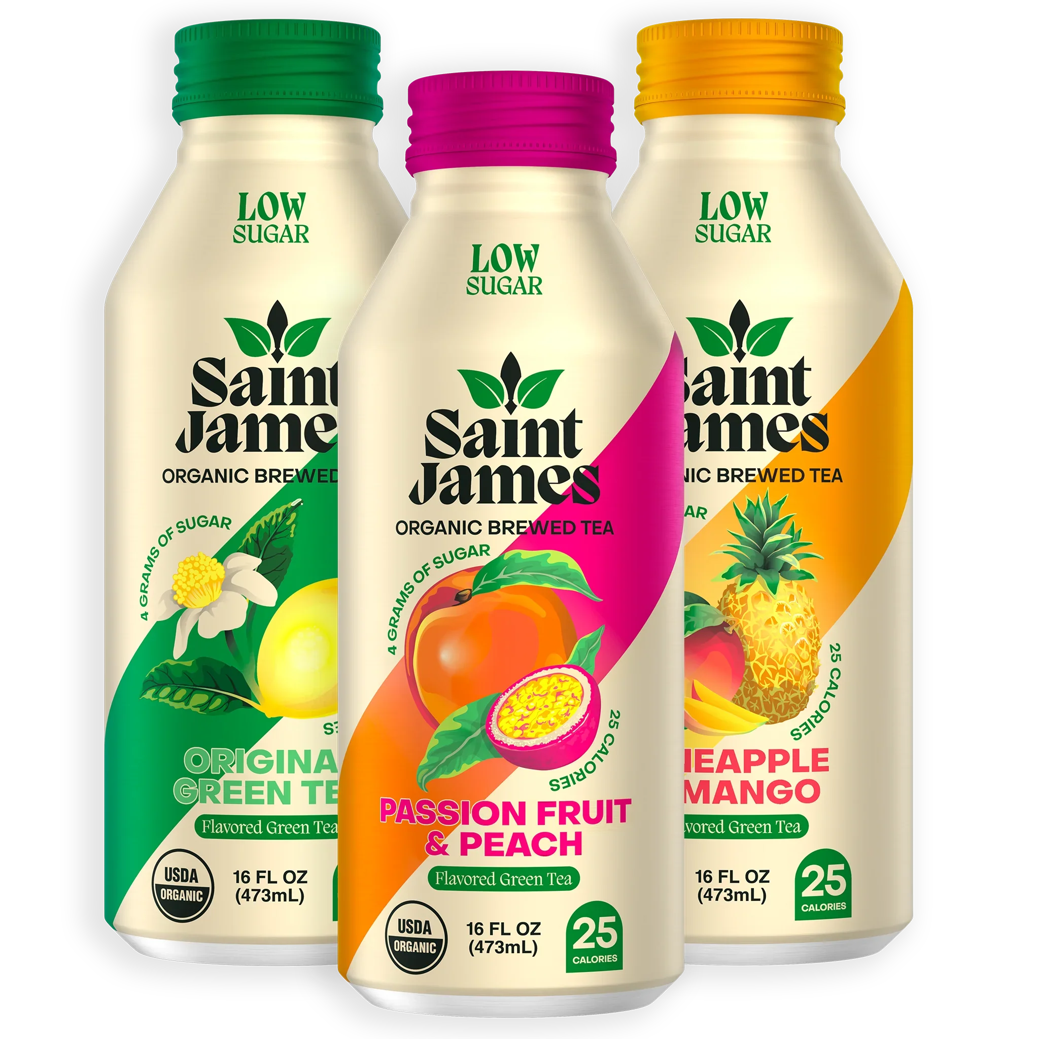 Green Tea Variety Pack – Saint James Iced Tea
