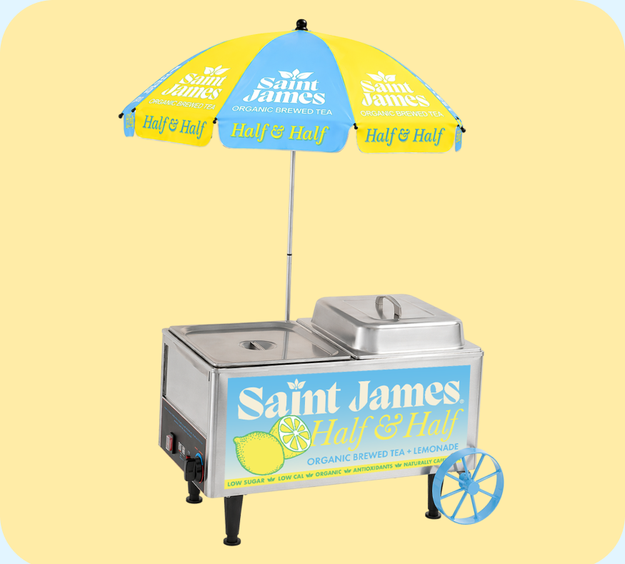 Half & Half Hot Dog Cart