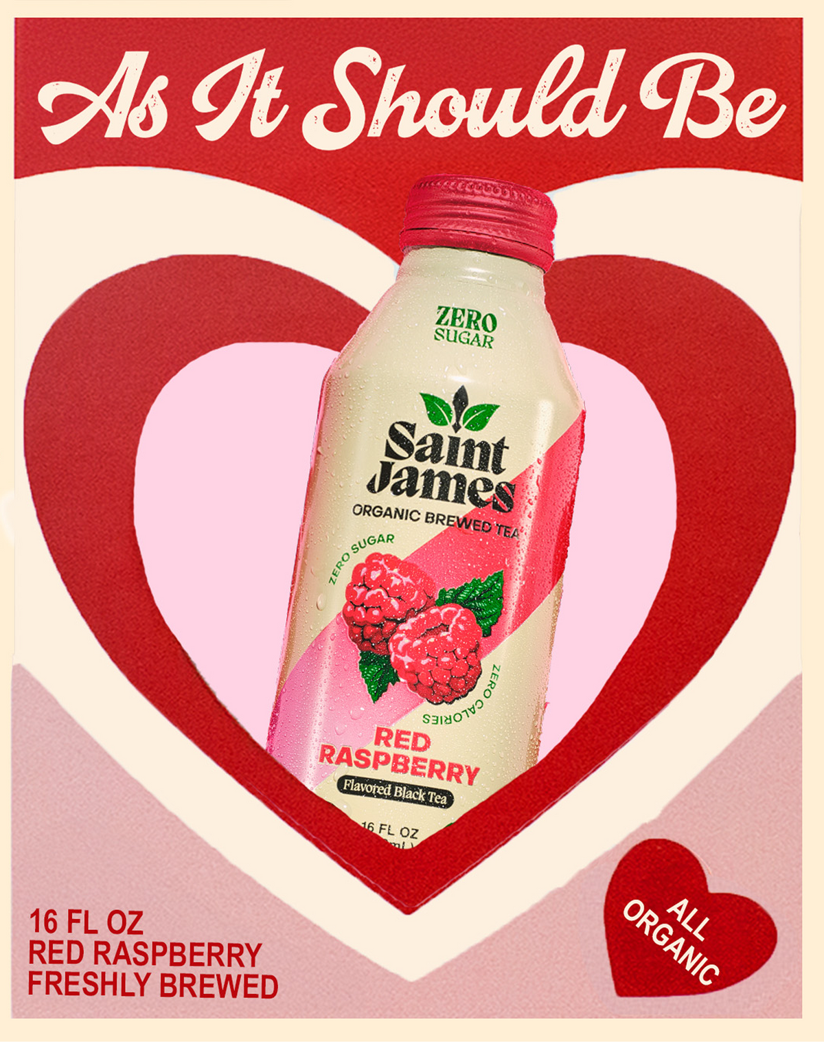 Saint James Red Raspberry Saint James Iced Tea