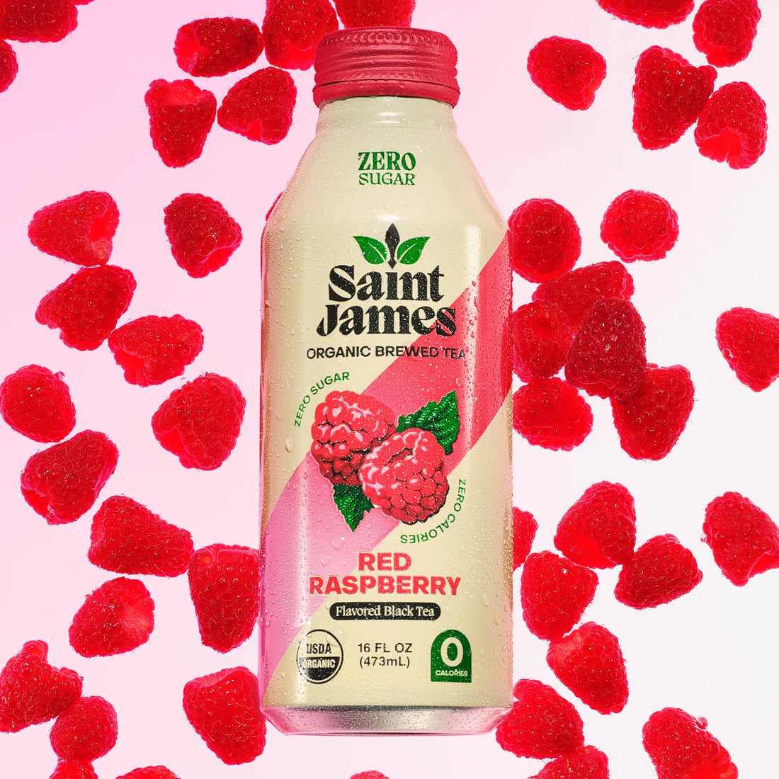 Saint James Red Raspberry Red Raspberry – Saint James Iced Tea
