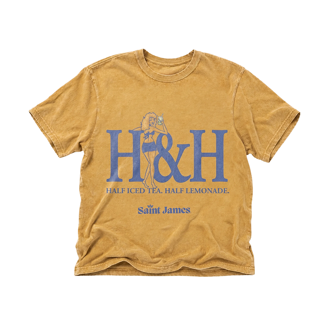 Half & Half Yellow Shirt